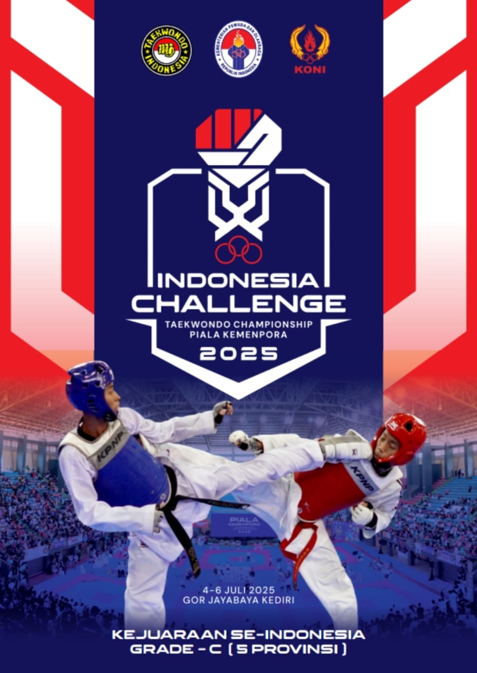 Ajang Pertarungan Prestasi Taekwondo di Tanah Air Taekwondo Indonesia Dojang posaidonbali